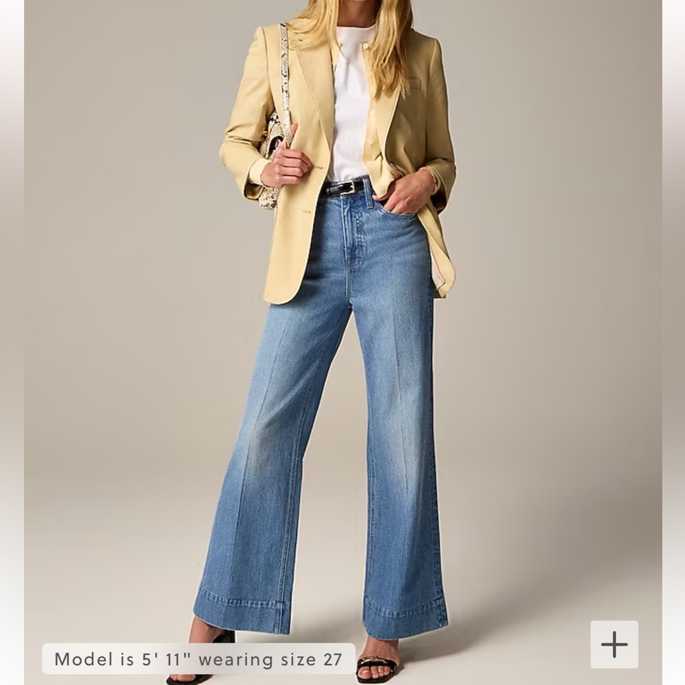 J. Crew High Rise Women Jeans in Blue